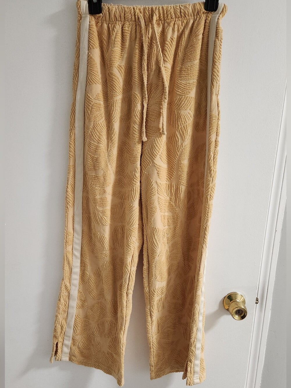 Billabong Sun Palm Jacquard Terry Pants, Size XS